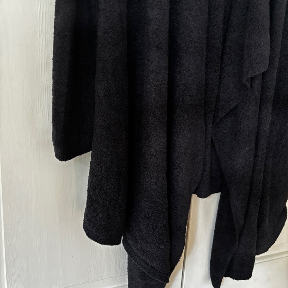 Barefoot Dreams Bamboo Chic Lite Open Front Draped Cardigan Waterfall Size L /XL - Picture 6 of 15